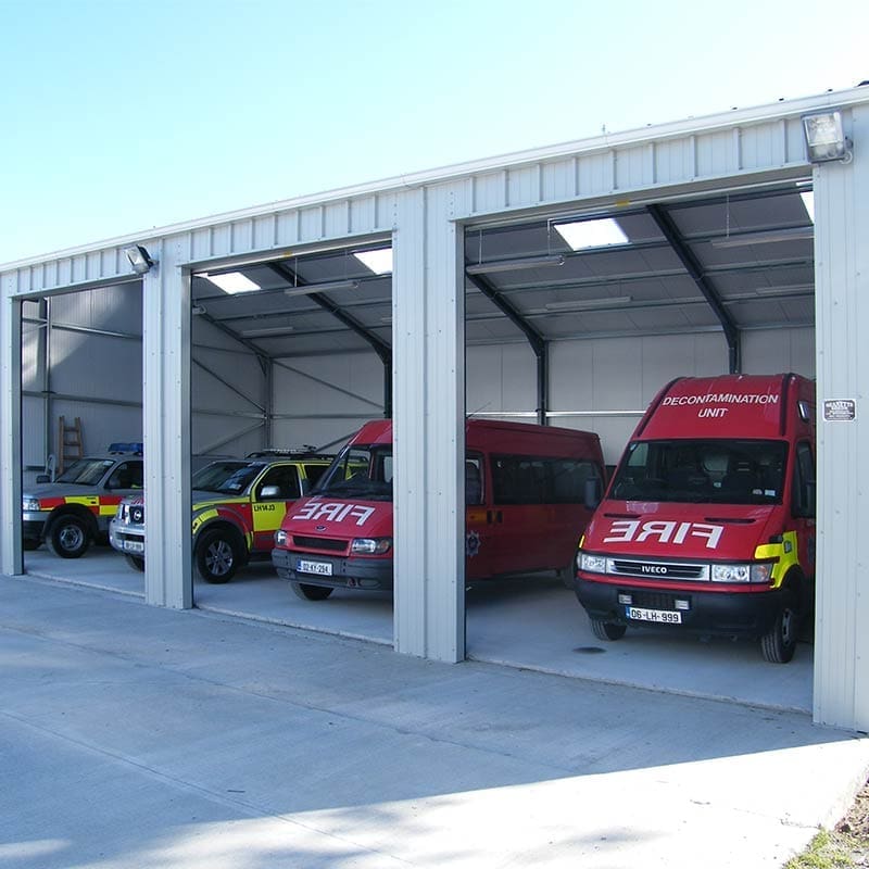 emergency service sheds