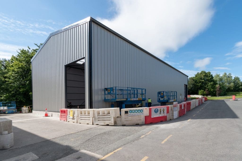 Diageo 32m x 14m. 7.3m side walls