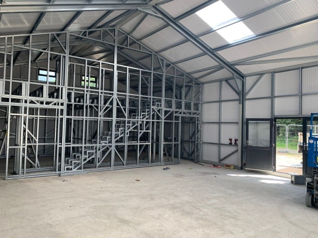 Westmustkerry Athletic club stairs and steel work for mezzanine floor