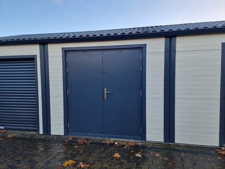 Unlock the Elegance: Shanette Garage's Double Steel Doors – Secure, Stylish, and Built to Last