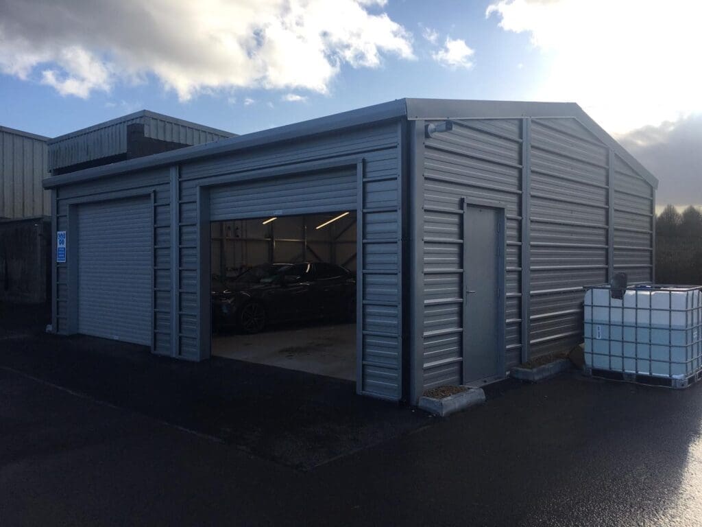 Commercial steel building motor trade from Shannete