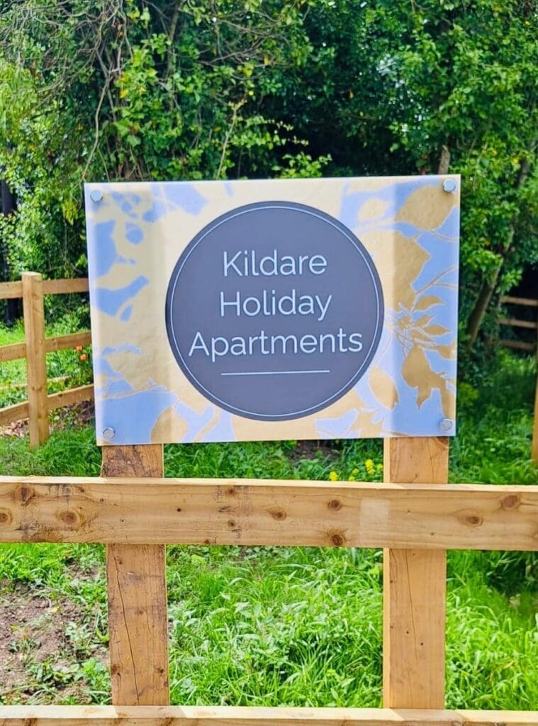 Steel garden chalet holiday apartments built in Kildare by Shanette