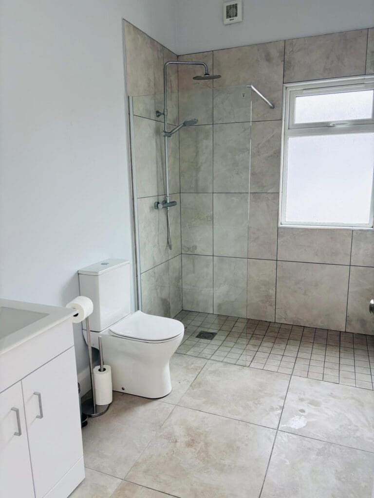 Three steel chalets delivered and installed near Kildare Village outlet