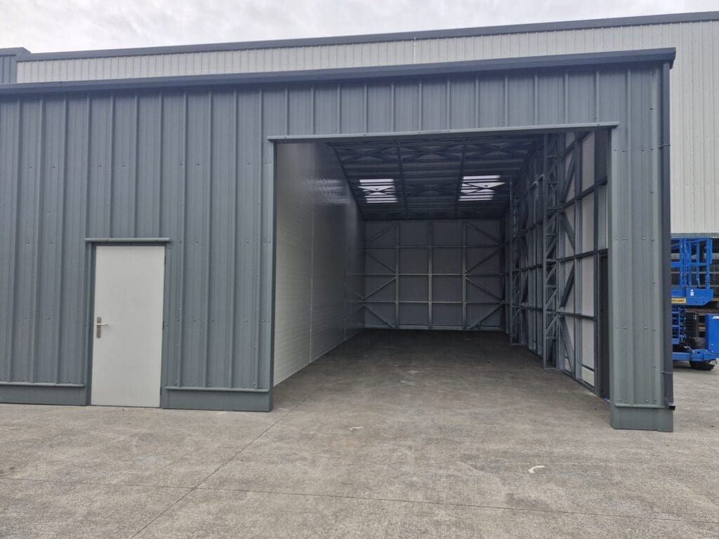 insulated steel building providing additional space for growing business