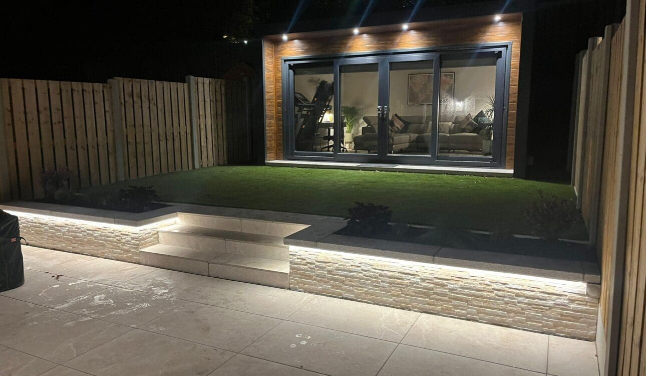insulated steel garden room - home office