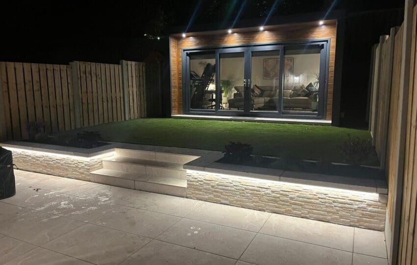 insulated steel garden room - home office