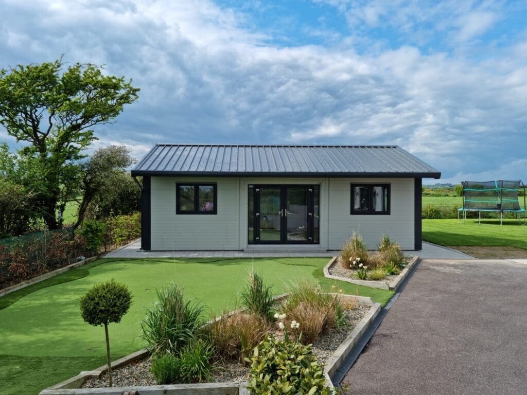 insulated steel modular home garden chalet dublin install kilbeggan manufactured shanette