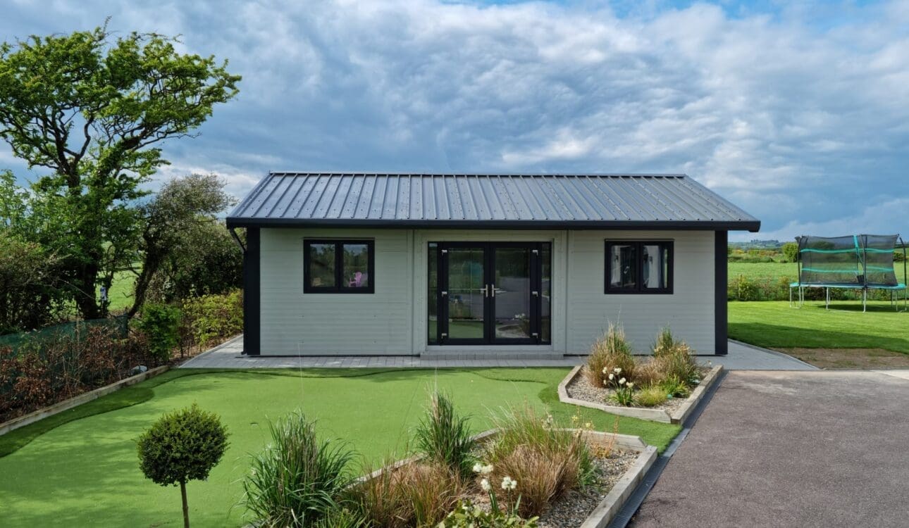 insulated steel modular home garden chalet dublin install kilbeggan manufactured shanette