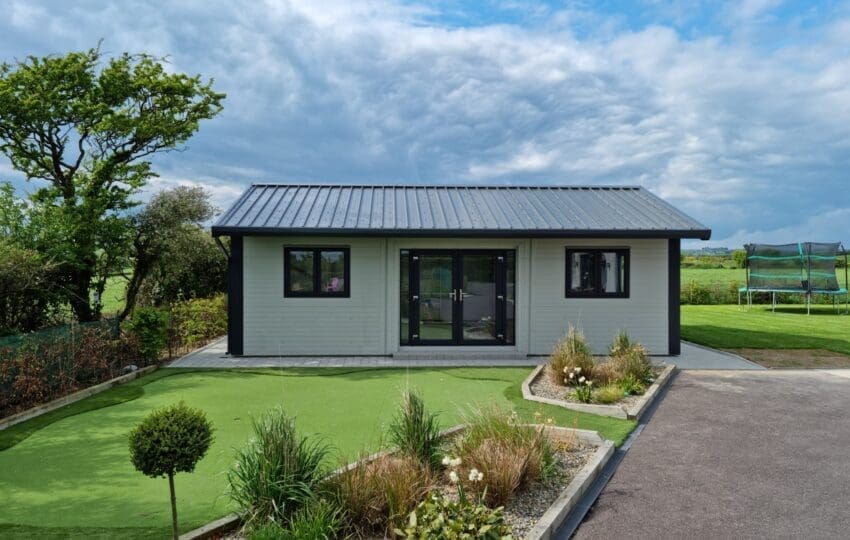 insulated steel modular home garden chalet dublin install kilbeggan manufactured shanette